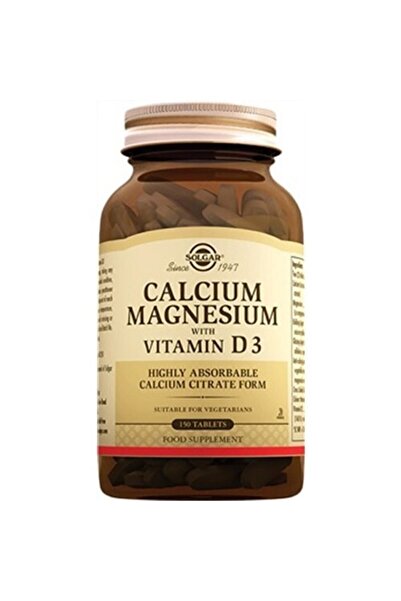 Solgar Calcium Magnesium Vitamin D3 150 Tablets
