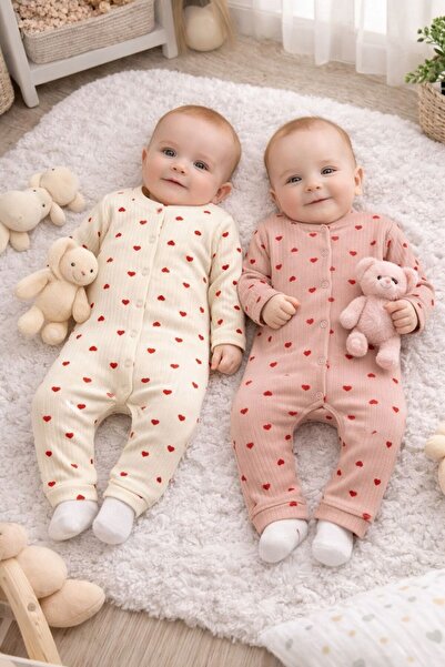 yukobaby bebeğiniz için en doğalı BEBEK KALPLİ %100 PAMUK 2'Lİ 3-6-9 AY PAMUK...