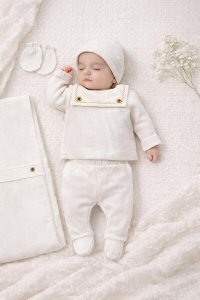 LisaLoom Kaşkorse Erkek Bebek 7li Hastane Çıkış Seti