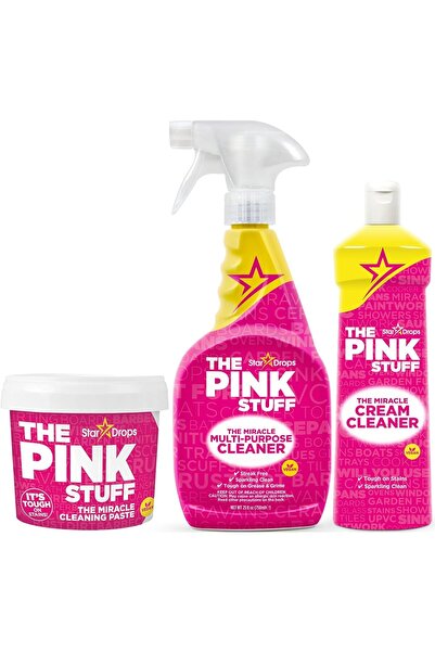 Stardrops معجون التنظيف المعجزة من ذا بينك ستاف، بخاخ متعدد الأغراض ومنظف كري...