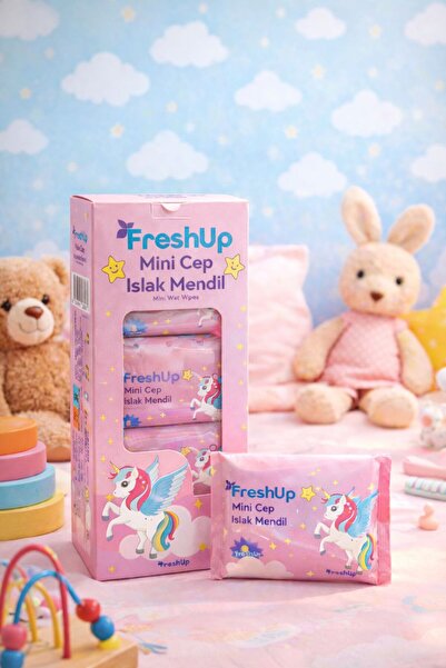 Babylike Mini Cep Islak Mendil | Bebek ve Çocuklar İçin Taşınabilir, Pratik I...