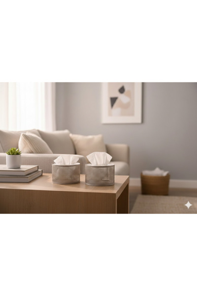 Generic Serving tray set with tissue box