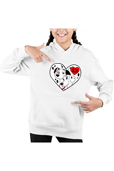 OEM Children's Sweatshirt Girls 101 Dalmatians Pongo Perdita Love Puppies