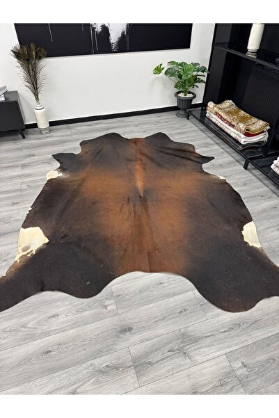 Neşem Halı Boutique Natürel Dana Derisi 3,70 KAHVE Doğal (gerçek) dana derisi...