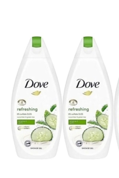 Dove Set geluri de duș Bagnodoccia Rinfrescante, 3 x 700 ml, cu extract de ce...