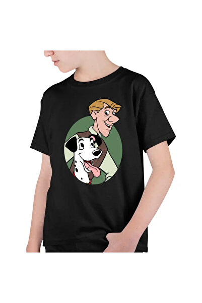 OEM Tricou Copii Baieti 101 Dalmatieni Roger Pongo Catel Dalmatian