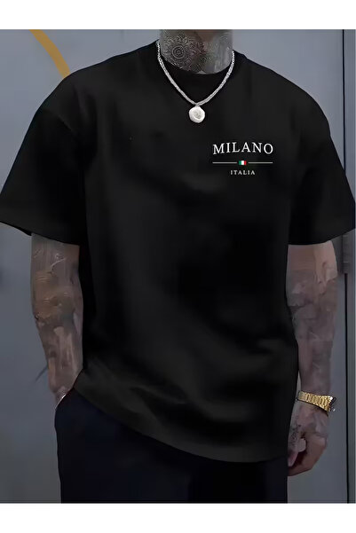 CLASSY.MODA Premium Black Cotton T-Shirt