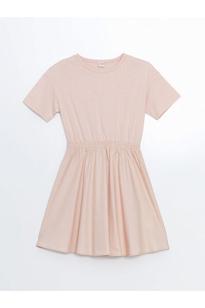 LC Waikiki Rmz Gi̇yi̇m Farkiyla Zero Roba Collar Girl's Dress