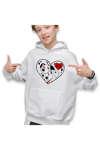 OEM Children's Hoodie Boys 101 Dalmatians Pongo Perdita Love Puppies