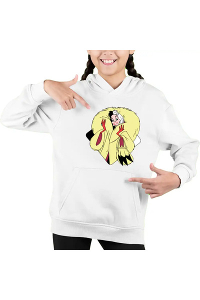 OEM Children's Sweatshirt Girls 101 Dalmatians Cruella Devil