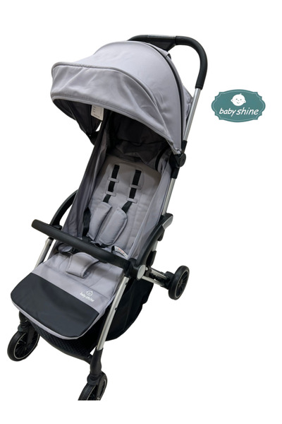 Generic عربية سفر A2 مع شنطة لحمل العربية - رمادي