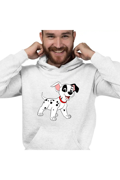 OEM Men's Hoodie 101 Dalmatians Patch Dalmatian Puppy