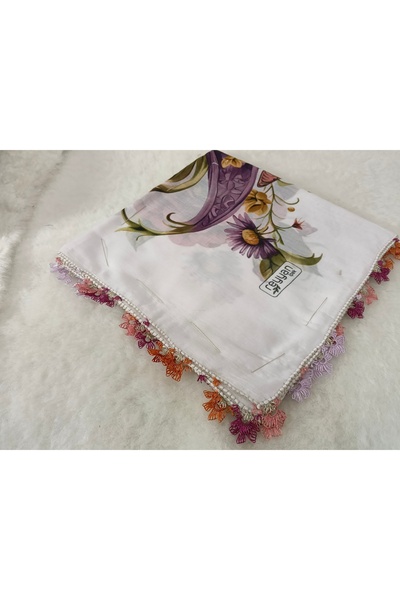 REYHAN Exquisite Handcrafted Needlework Embroidery/Yemeni Needlework/Tulle Ha...