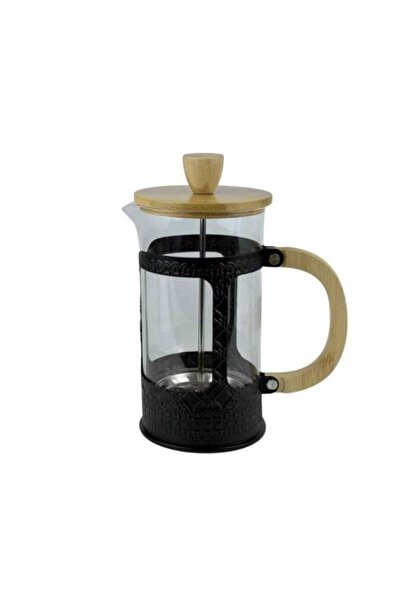 Generic French Press for Coffee – Elegant Design with Wooden Lid and Handle