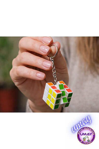 TGB Mini Rubik Zeka Küpü Anahtarlık 3x3 | Sabır Küpü | Çocuklar İçin Eğitici ...