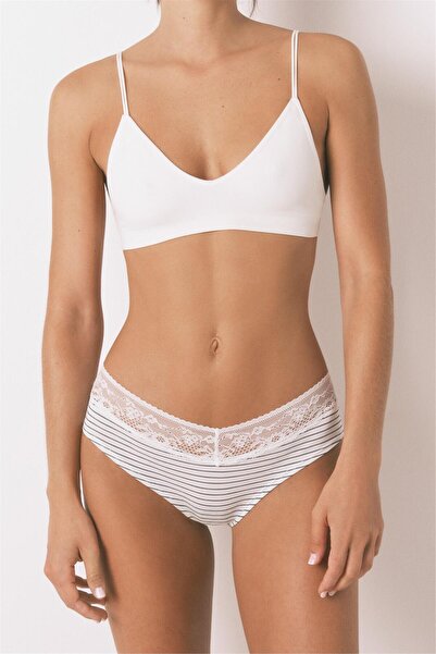 Perspective Women Secret Ivory Lace Detailed Panties