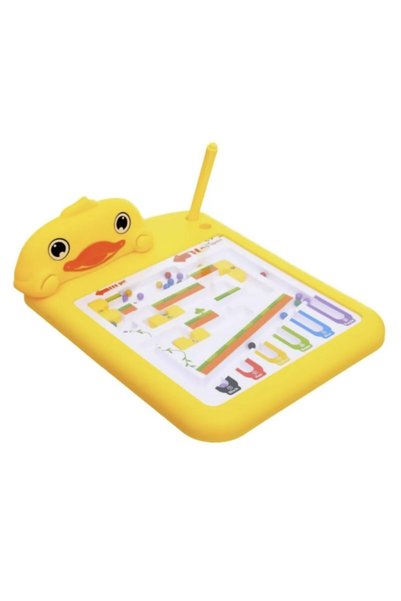 OEM Labirint magnetic rață galbena educativ pentru copii – dezvoltare coordonare si logica