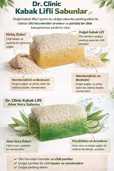 Dr. Clinic Kabak Lifli Sabunlar