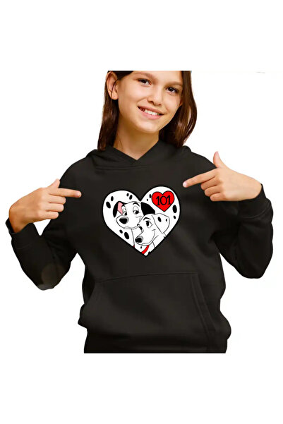 OEM Children's Sweatshirt Girls 101 Dalmatians Pongo Perdita Love Puppies