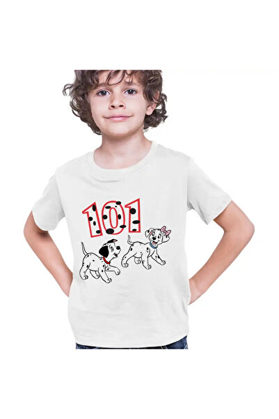 OEM Tricou Copii Baieti 101 Dalmatieni Catelusi Dalmatian Puppy
