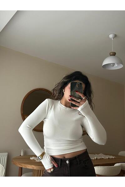 Store Kadın Bisiklet Yaka Parmak Detay Body