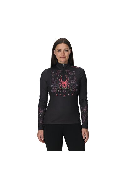 Spyder Bluza Femei Vivid 1/2 Zip Black
