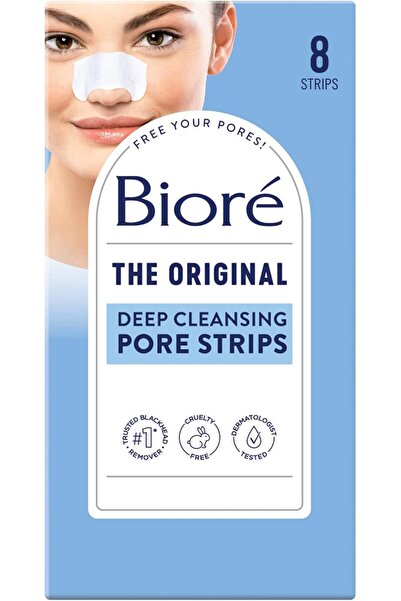 Bioré شرائط بيوريه الأصلية لتنظيف المسام بعمق (8 شرائط للأنف)