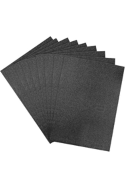 Kika Sanatsal Kağıt 50x70 Eva Tabaka 5'li Simli Siyah