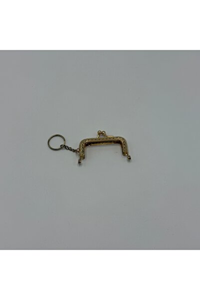 Aynalı 6.5cm Square Keychain Wallet Clip