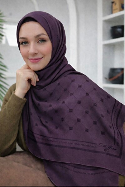 Silk Home شال ليفا من القطن والبوليستر مع حزام (لون البرقوق) 5345-03