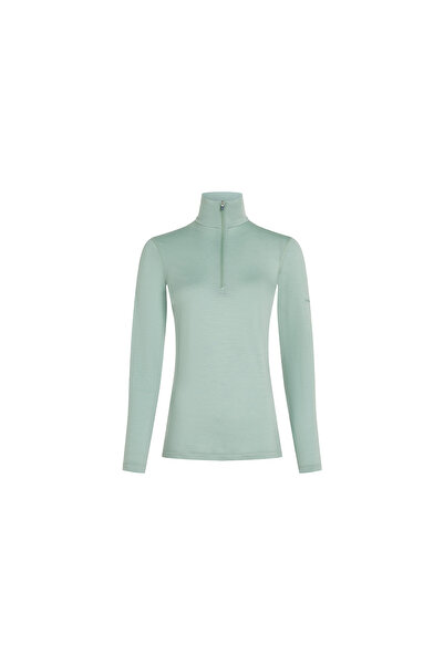 Icebreaker Bluza Femei Merino 200 Oasis LS Half Zip Moss