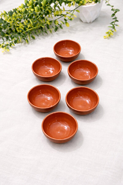 Areyma Elysia Brown 6-Piece Mini Sauce Bowl Set