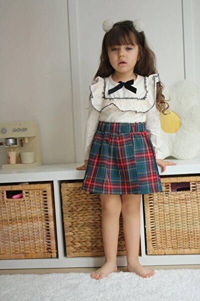 Pantulux Set pentru fete cu detaliu panglică, parte superioară detaliată și p...