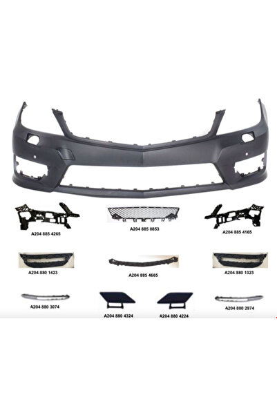 Genel Markalar - W204 2011 - ÖN TAMPON AMG SET (PANJUR VE LED HARİÇ) W204 2011-