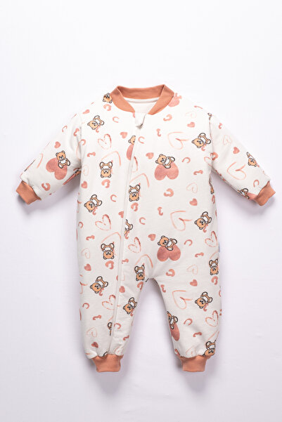 Caramio Kız Çocuk Uyku Tulumu Baskılı Pamuklu Uzun Kollu Tulumlar 2 Tog