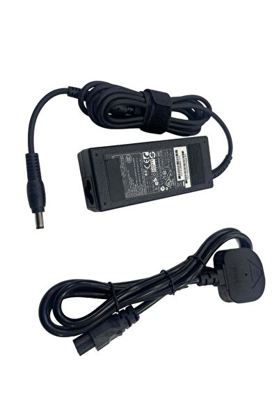 HSM شاحن محول تيار متردد 19 فولت 3.42 أمبير 65 واط متوافق مع توشيبا