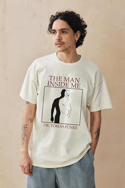 Tee&more. Unisex Oversize Arrested Development the Man Inside Me Printed Prem...