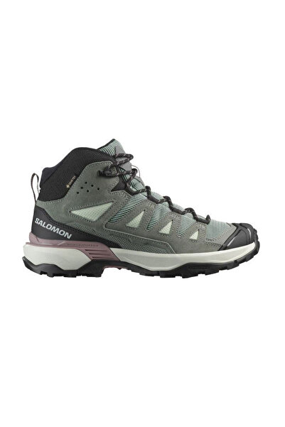 Salomon Women's Boots X Ultra 360 Ltr Mid GTX Green Milieu-Sedona Sage-Nirvana