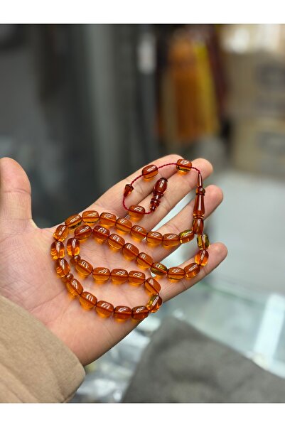tesbihad Master Craftsmanship Systematic Dice Amber Prayer Beads