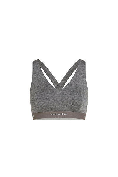Icebreaker Bustiera Femei W Mer 125 Cool-Lite Sprite Racerback Bra Gritstone ...