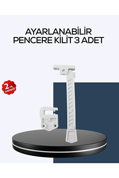 shopwave قفل نافذة زجاجي لسلامة الأطفال 3 قطع