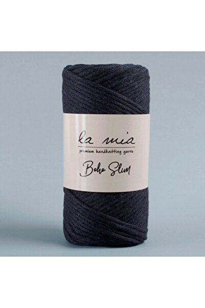 Leyaton حبل لاميا بوهو سليم أسود محبوك يدويًا -L006 - 34203 LWLHM-YTRS345