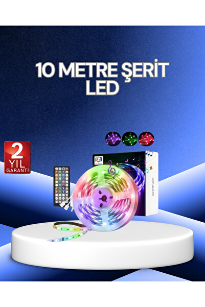 Genel Markalar SNMSWRLD 10 Metre Smart Şerit Led Bluetooth Telefon Kontrollü ...