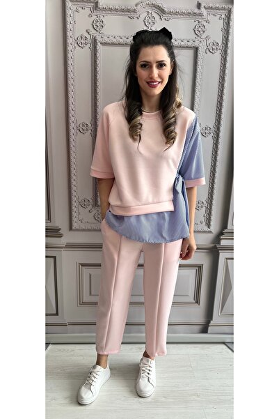 styleFlex Women's elastic viscose tracksuit with shirt-like details