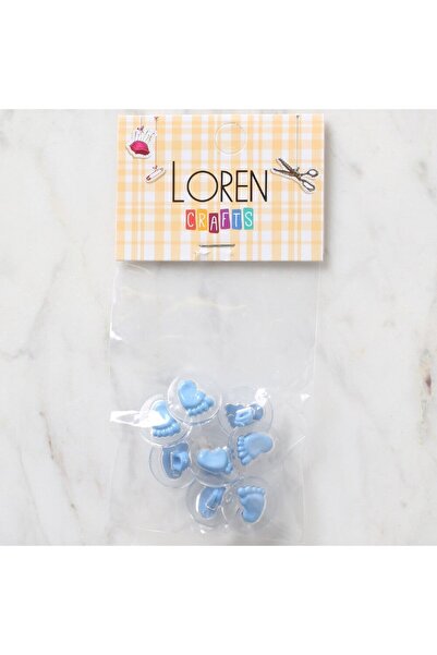 Twin Store Crafts 8 Li Transparent Foot Button - 272