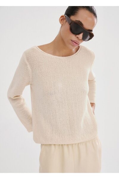 MANGO Woman Lureks ipli örgü kazak