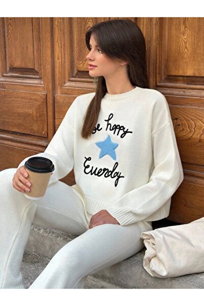 MARLİNG Printed Knitting Set