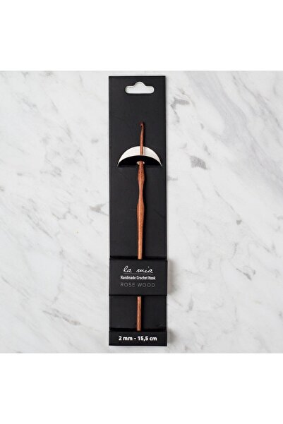 Twin Store لا ميا روزوود 2 مم 15.5 سم خشب صوف كروشيه