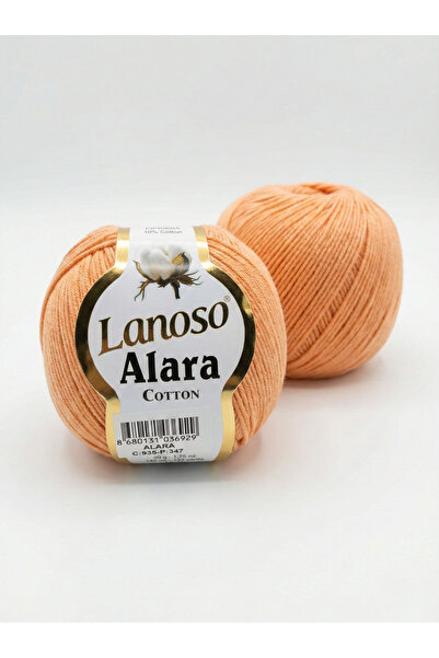 Lanoso Alara Cotton 50 Gr. Amigurumi, Punch, Bebek Örgü İpi Renk Kodu:935