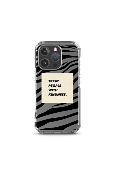 KaffCase غطاء هاتف آيفون 16 برو من السيليكون الفاخر بنمط الحمار الوحشي